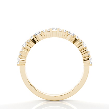 Baguette Und Runder Diamant Ehering