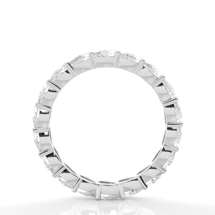 Welliger Tropfenform Diamant Memoriering