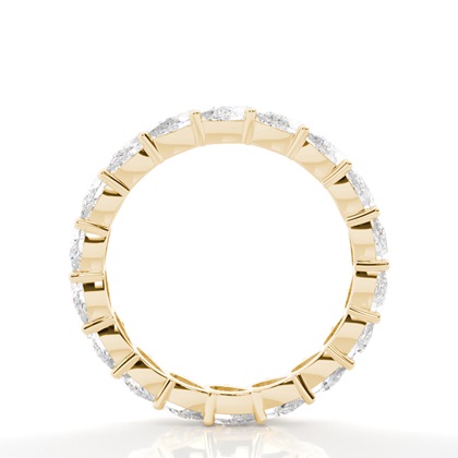 Welliger Tropfenform Diamant Memoriering