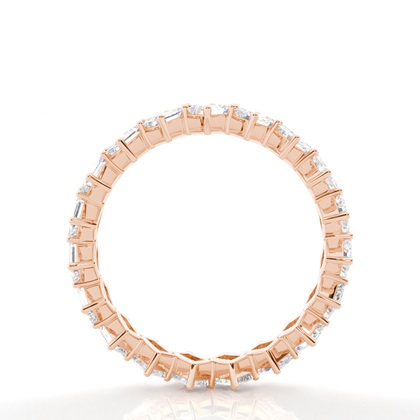 Welliger Smaragdform Diamant Memoriering