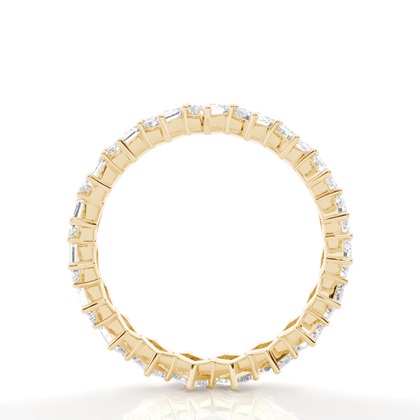 Welliger Smaragdform Diamant Memoriering