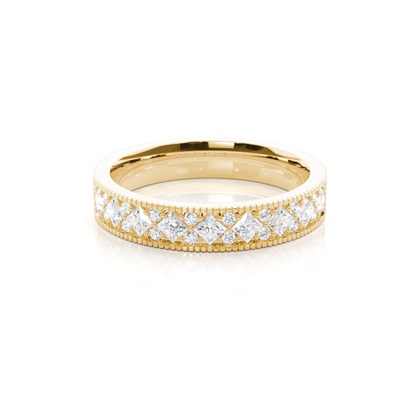 Women's Princess Diamond Wedding Rings