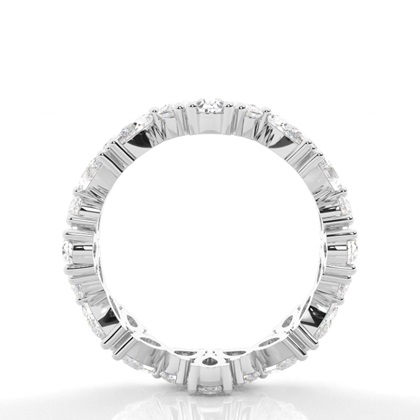 Welliger Tropfenform Diamant Memoriering