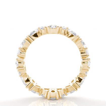 Welliger Tropfenform Diamant Memoriering