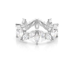 Welliger Marquise Diamant Memoriering