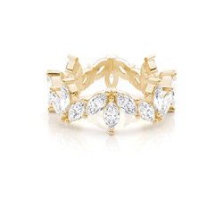 Welliger Marquise Diamant Memoriering