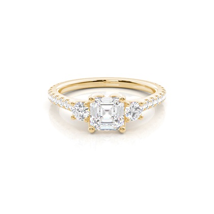 Yellow Gold Diamond Engagement Rings