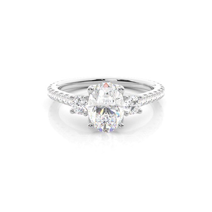 White Gold Diamond Engagement Rings