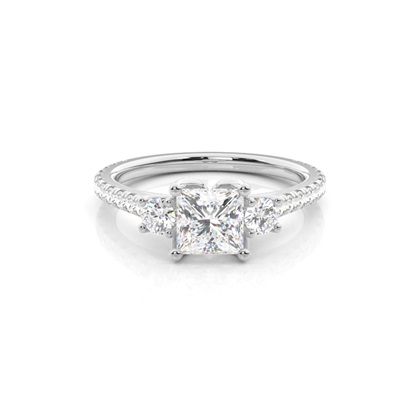 White Gold Diamond Engagement Rings