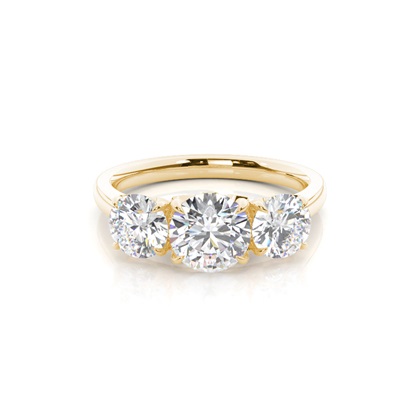 Yellow Gold Diamond Rings