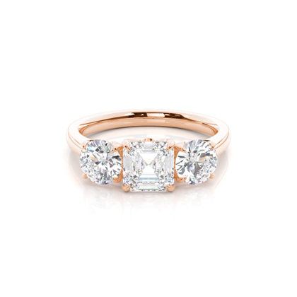Rose Gold Diamond Engagement Rings