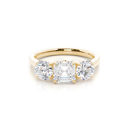 Yellow Gold Diamond Engagement Rings
