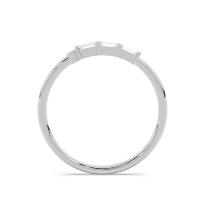 Buchstabe J Morsecode Diamant Initial Ring