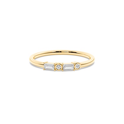 Yellow Gold Diamond Rings
