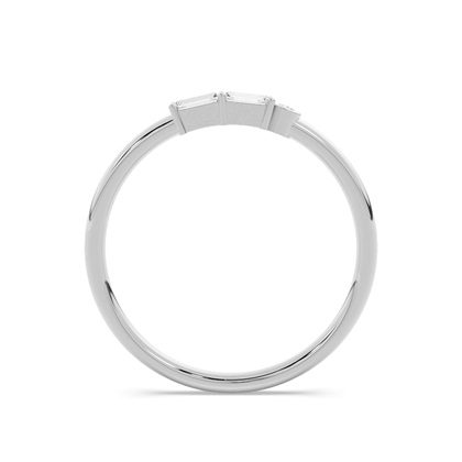 Buchstabe G Morsecode Diamant Initial Ring