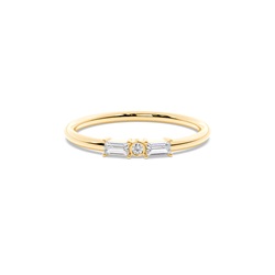 Letter K Morse Code Diamond Initial Ring