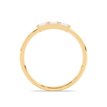 Buchstabe O Morsecode Diamant Initial Ring