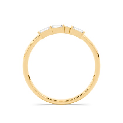 Buchstabe Q Morsecode Diamant Initial Ring