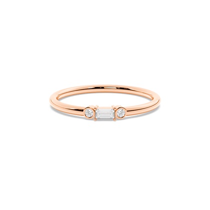 Baguette Cut Diamond Rings