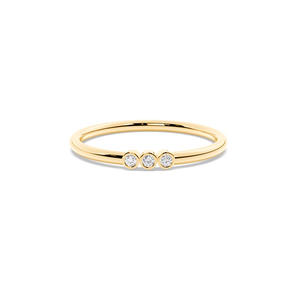 Letter S Morse Code Diamond Initial Ring