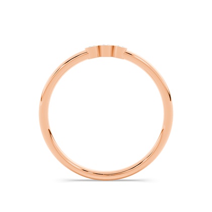 Buchstabe S Morsecode Diamant Initial Ring