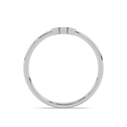 Buchstabe S Morsecode Diamant Initial Ring