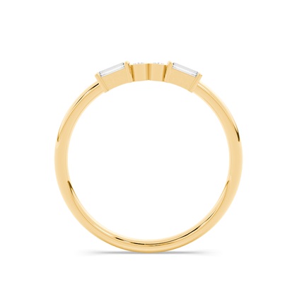 Buchstabe X Morsecode Diamant Initial Ring