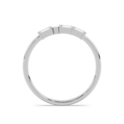 Buchstabe Y Morsecode Diamant Initial Ring