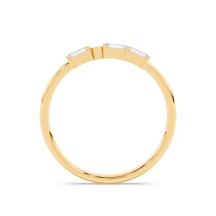 Buchstabe Y Morsecode Diamant Initial Ring