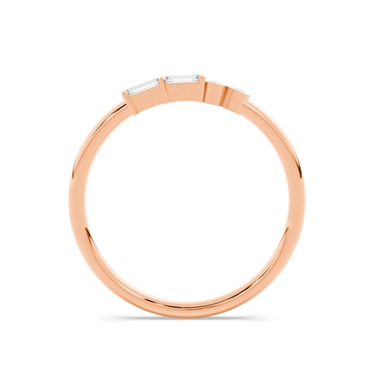 Buchstabe Z Morsecode Diamant Initial Ring