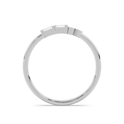 Buchstabe Z Morsecode Diamant Initial Ring