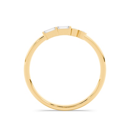 Buchstabe Z Morsecode Diamant Initial Ring