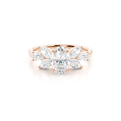Oval Diamond Engagement Rings