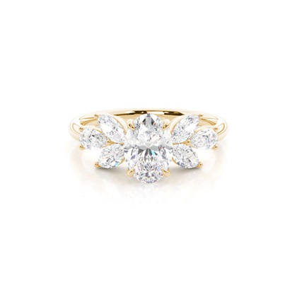 Oval Diamond Engagement Rings