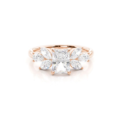 Rose Gold Diamond Engagement Rings
