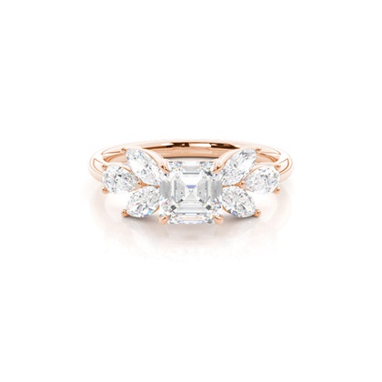Rose Gold Diamond Engagement Rings