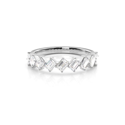 Emerald-Cut Diamond Rings