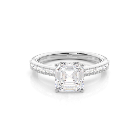 2.00 Carat Platin Halo Verlobungsringe
