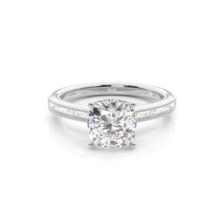 2.00 Carat Platin Halo Verlobungsringe