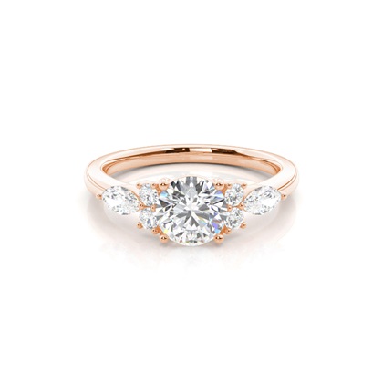 Rose Gold Diamond Engagement Rings