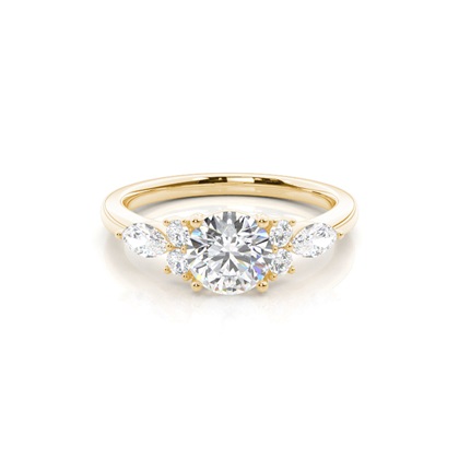 Yellow Gold Diamond Engagement Rings