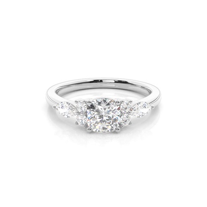 Cushion Cut Diamond Engagement Rings