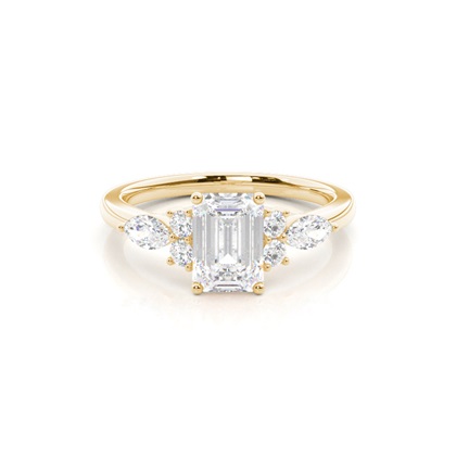 Yellow Gold Diamond Engagement Rings
