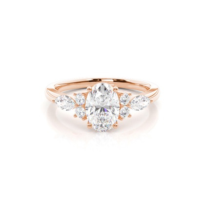 Oval Diamond Engagement Rings