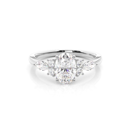 Oval Diamond Engagement Rings