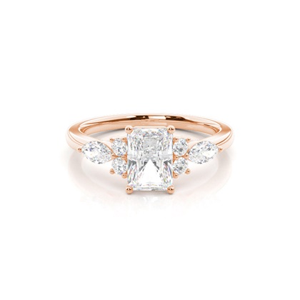 Rose Gold Diamond Engagement Rings