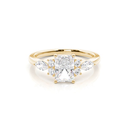 Yellow Gold Diamond Engagement Rings