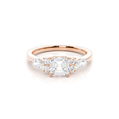 Rose Gold Diamond Engagement Rings