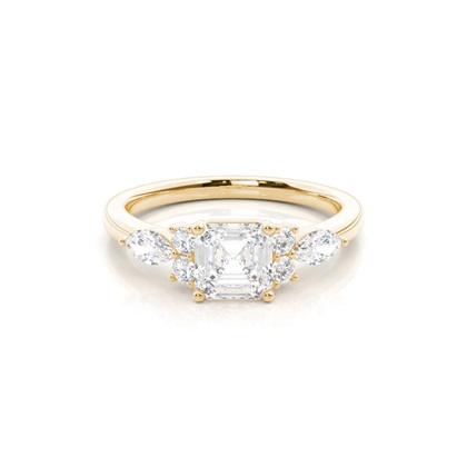 Asscher Diamond Rings