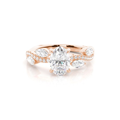 Oval Cut Diamond Rings